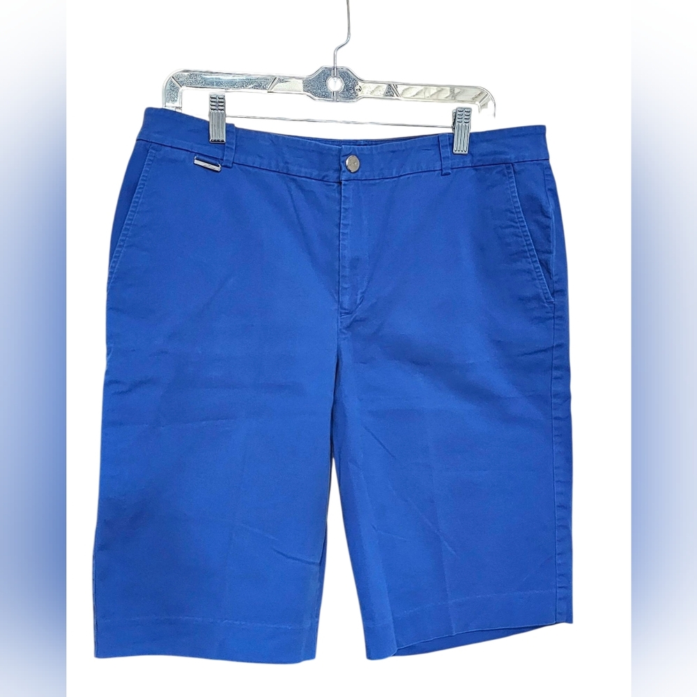 LRL Lauren Active Ralph Lauren Women Blue Shorts Size 12 Bermuda